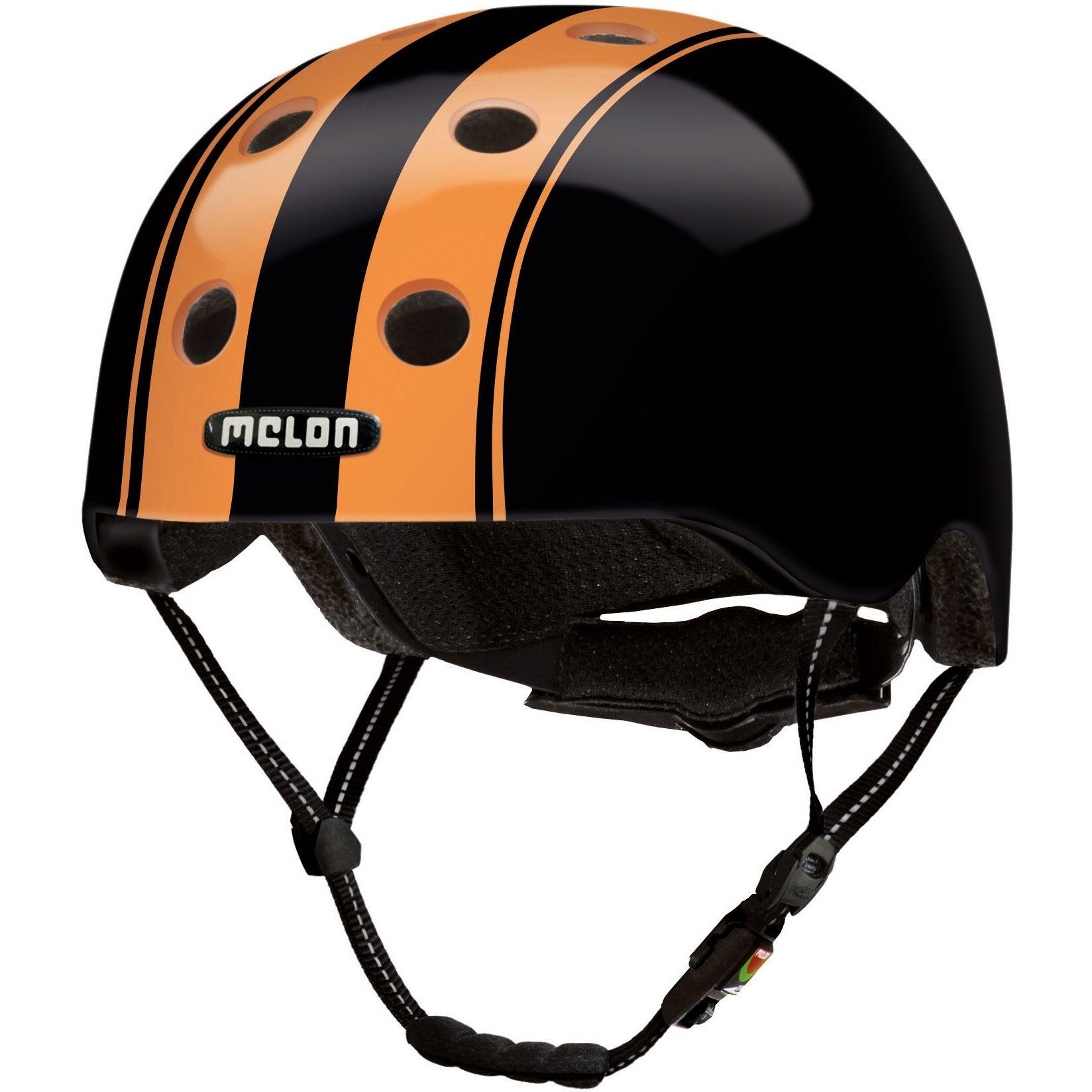 Kask Melon Urban Active Double Pomarańczowy Czarny Mat XL-XXL
