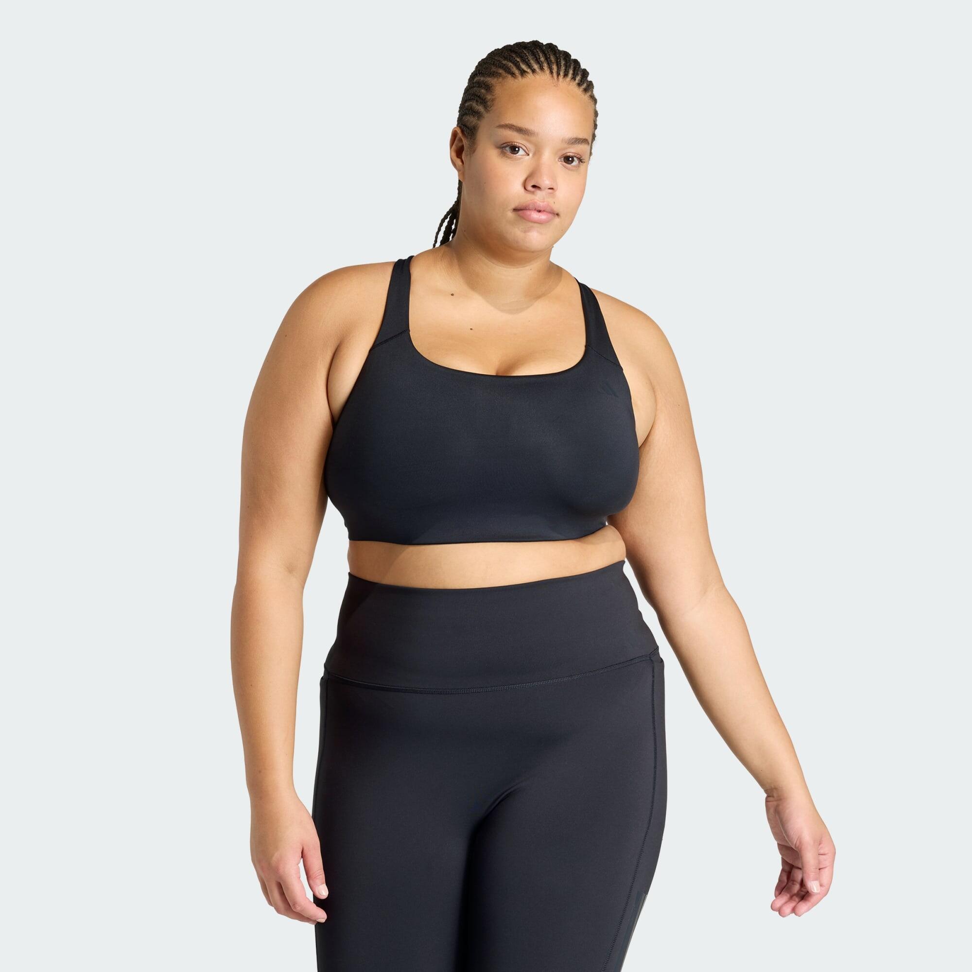 Biustonosz Optime Workout 3-Stripes Medium Support (Plus Size)