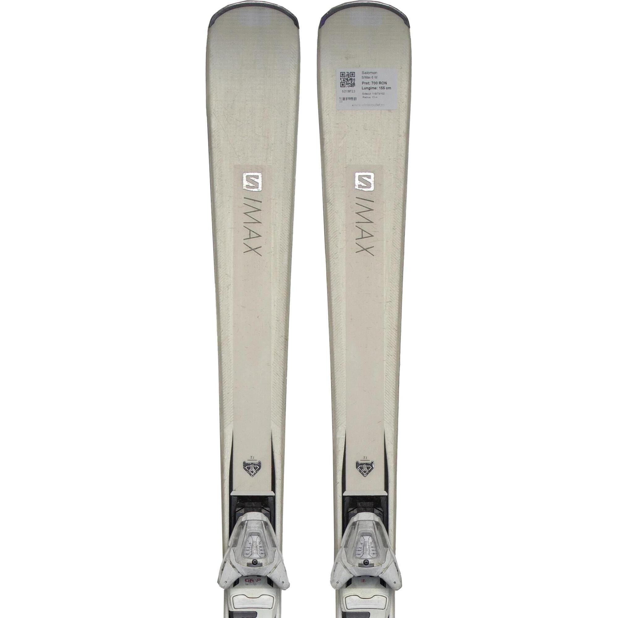 Second Life- Narty SALOMON S/Max 6 W  155 cm- Stan dobry