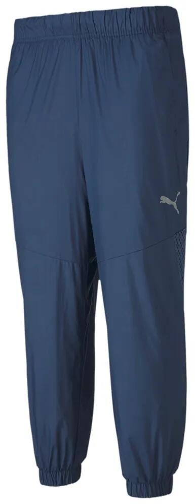 Męskie spodnie Puma Reactive Woven Pant Niebieskie