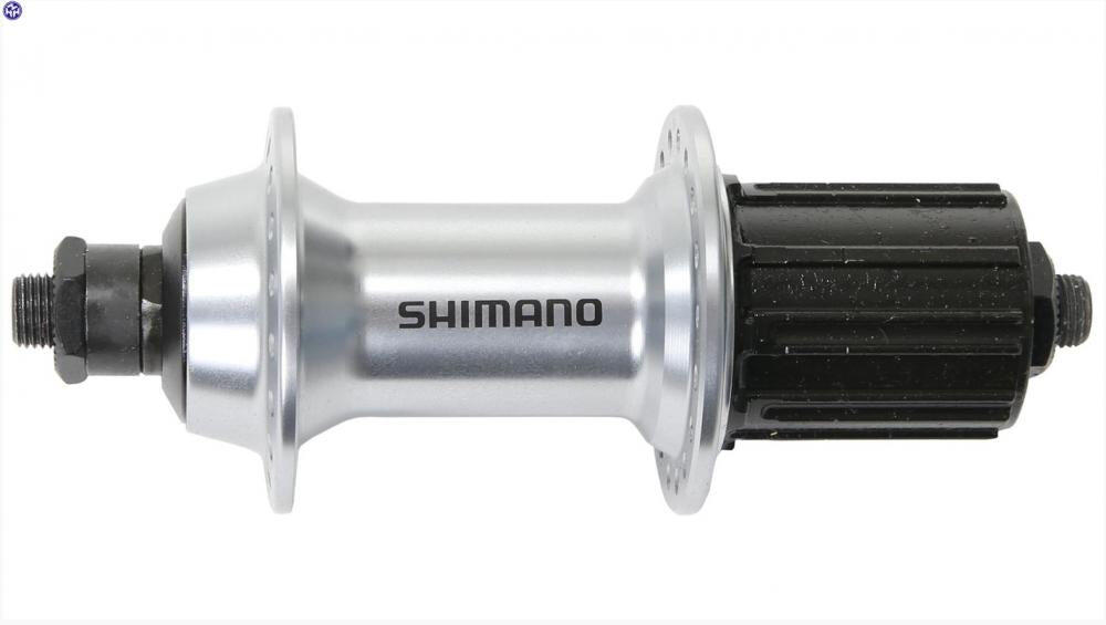SHIMANO Tiagra FH‑RS400 piasta tylna 36H QR 10/11 biegów srebrna
