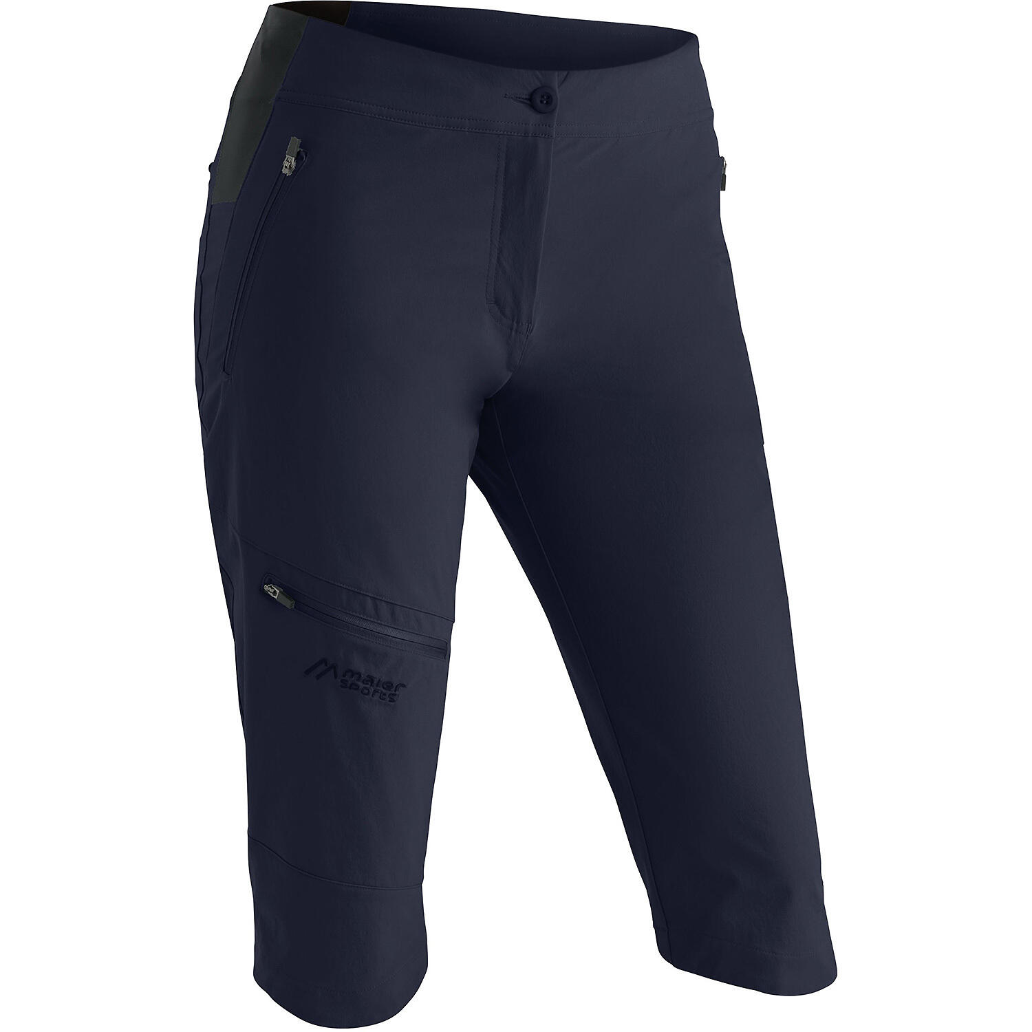 Damskie spodnie trekkingowe slim Maier Sports Capri Vario