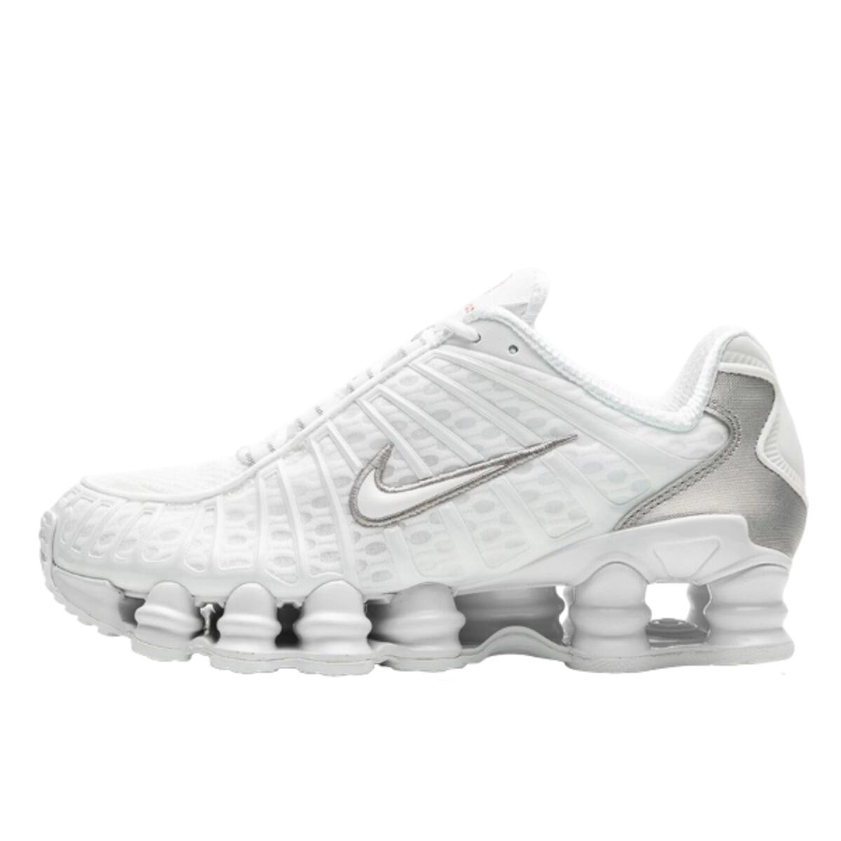 Buty do chodzenia dla dorosłych Nike Shox TL White Metallic Silver Orange