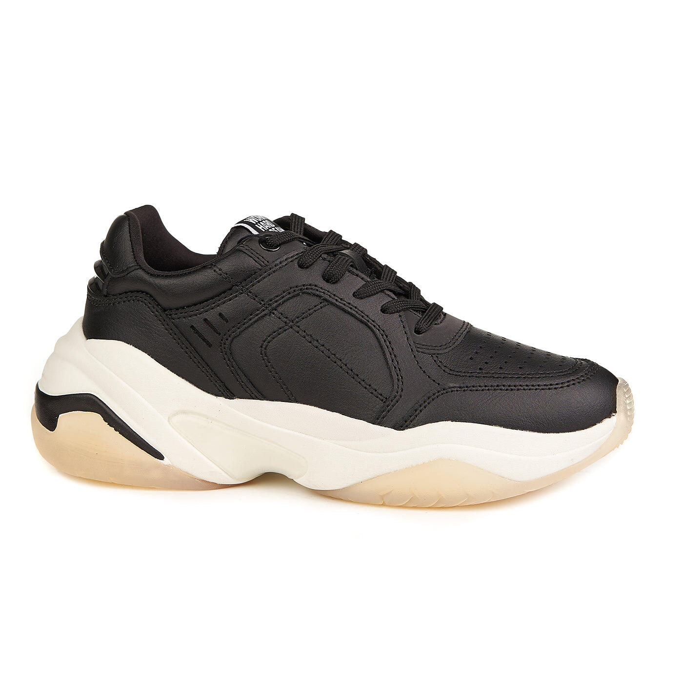 Tamaris Fashletics ZLN 0512 sneakersy ze skóry czarne