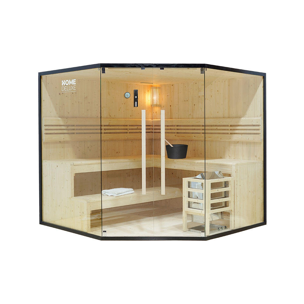 Tradycyjna sauna SHADOW XL BIG - 200 x 200 cm dla 6 osób