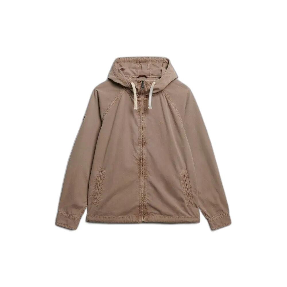 Kurtka z kapturem z przecieranego materiału Superdry