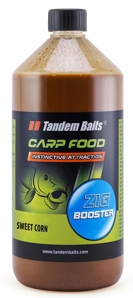 Booster Karpiowy do ziga Carp Food 1000ml Słodka Kukurydza