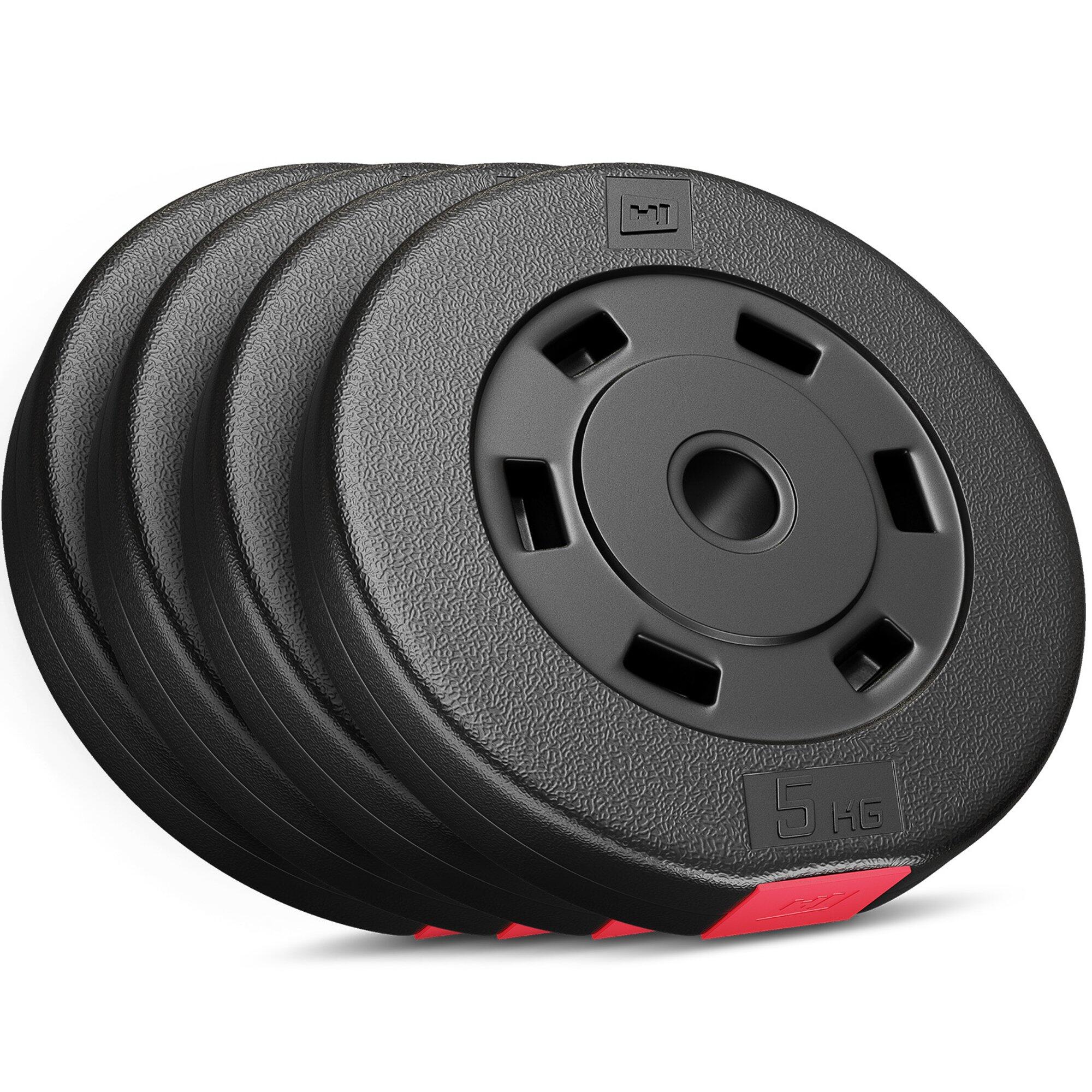 Zestaw obciążeń kompozytowych do sztangi Hop-Sport HS-C20E 20kg 4x5kg