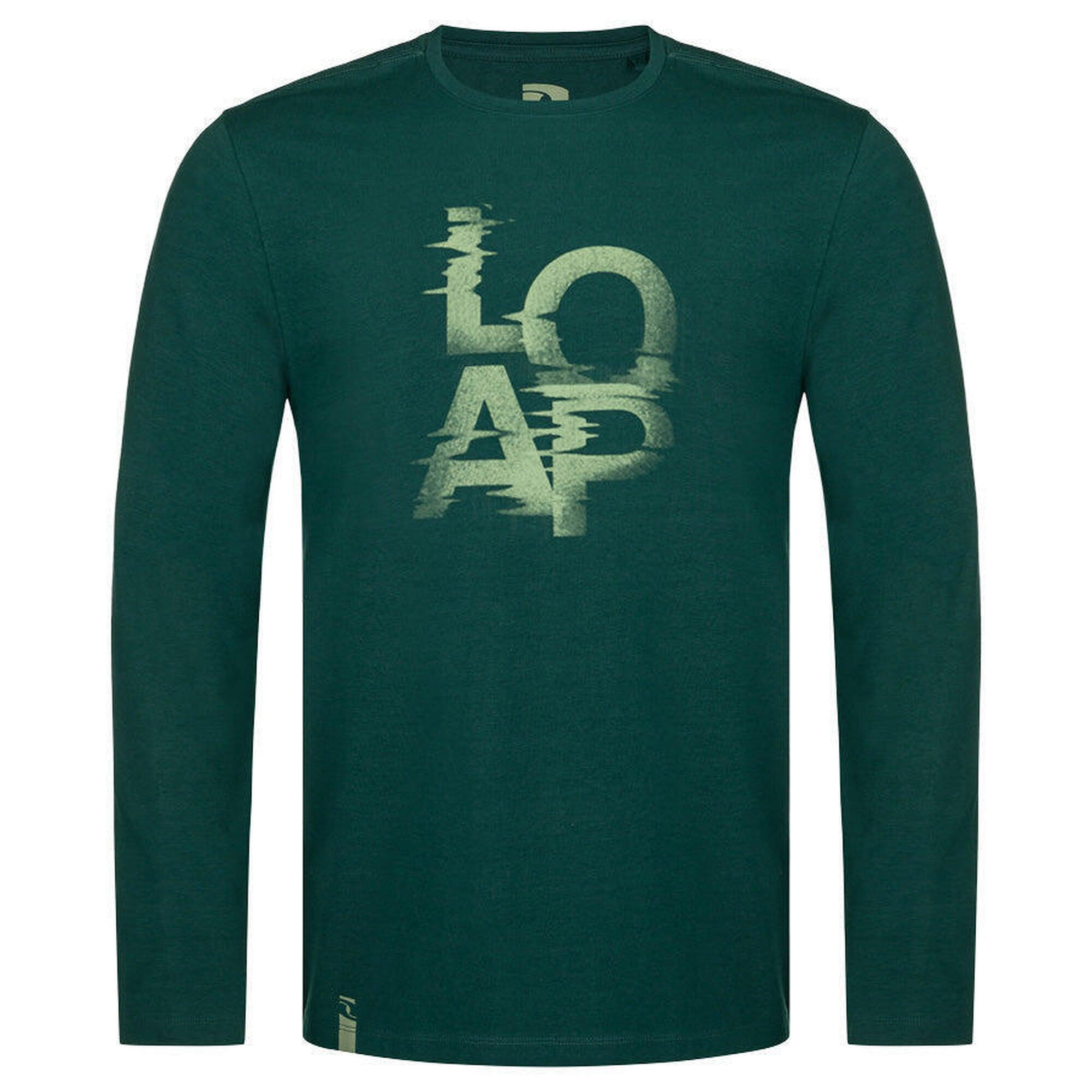 Męski T-shirt Loap Altron Zielony - Oddychający i Trwały