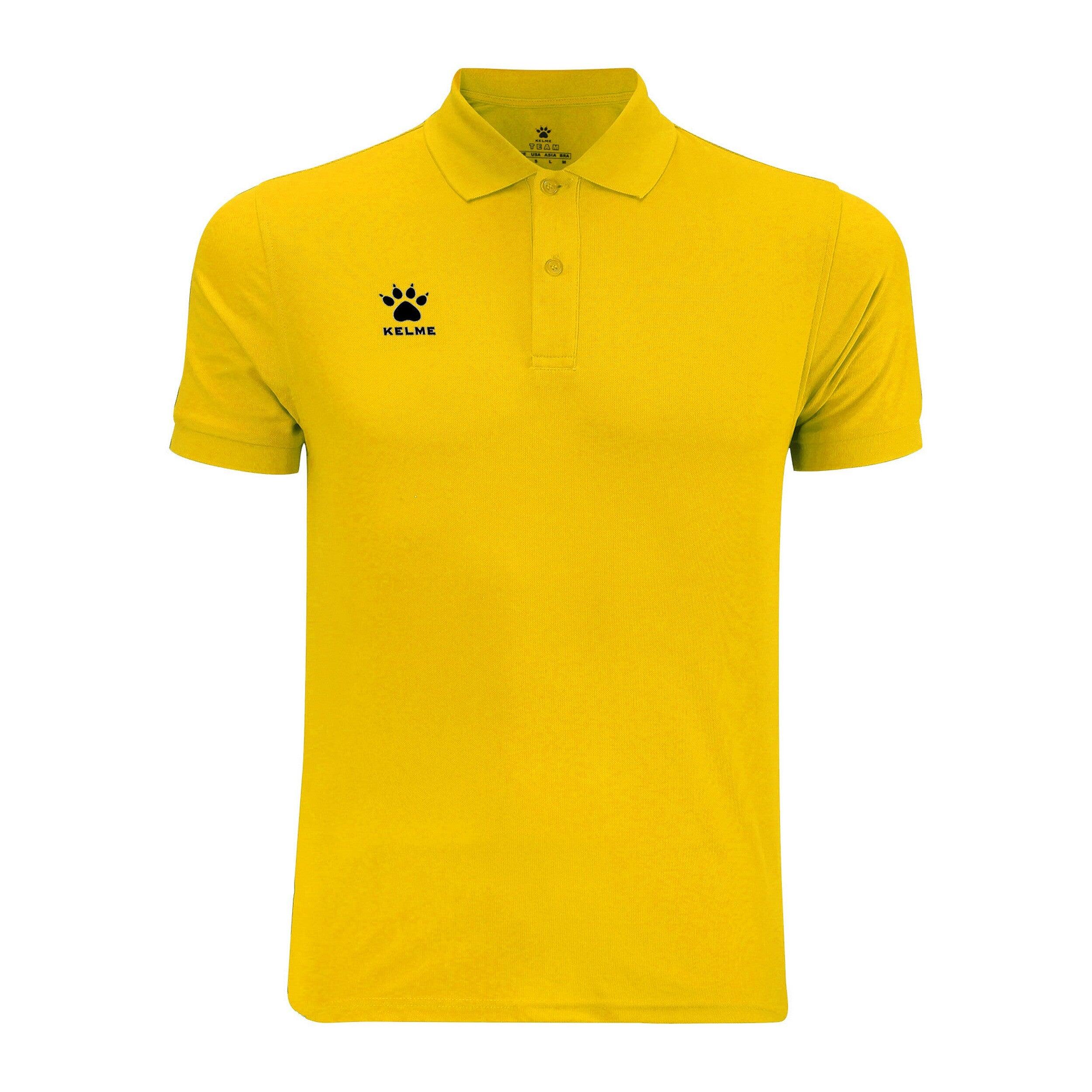 Kelme Polo Manga Corta Basic Amarillo Hombre