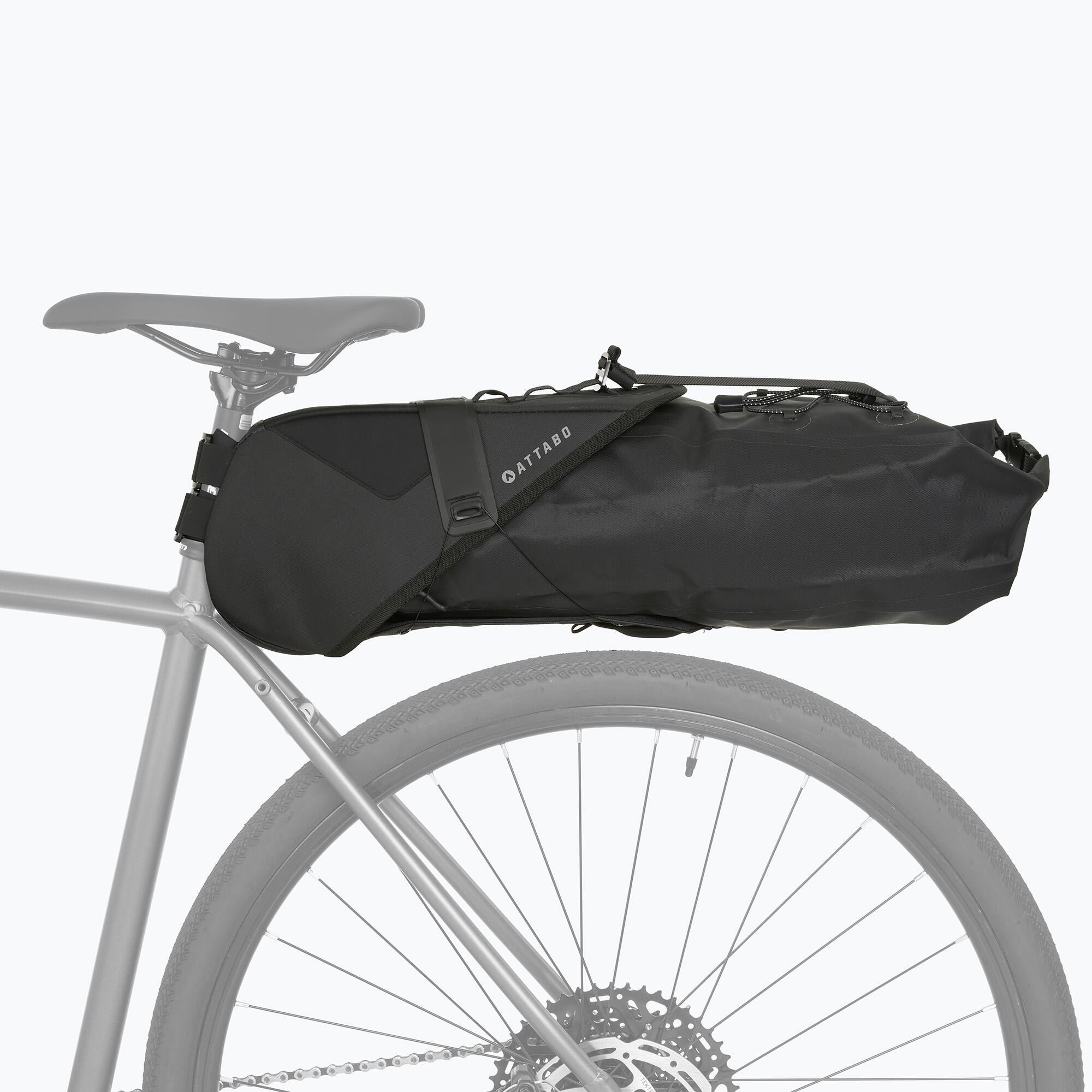 Sakwa rowerowa podsiodłowa ATTABO Hanglo 8 l czarny 8 l