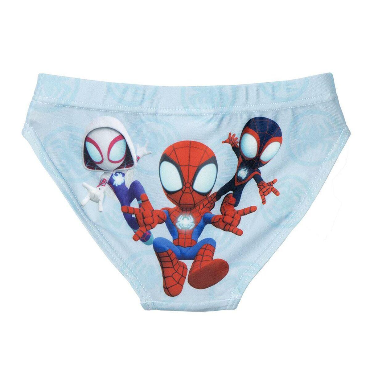 Strój kąpielowy Dziecięcy Spidey Jasnoniebieski