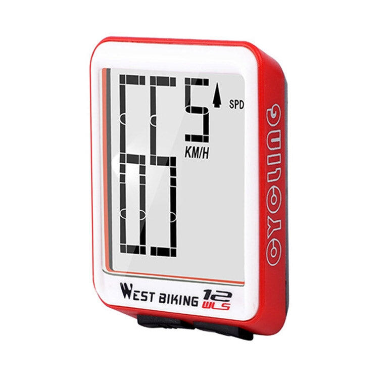 WEST BIKING Bezprzewodowy komputer rowerowy (duży ekran)