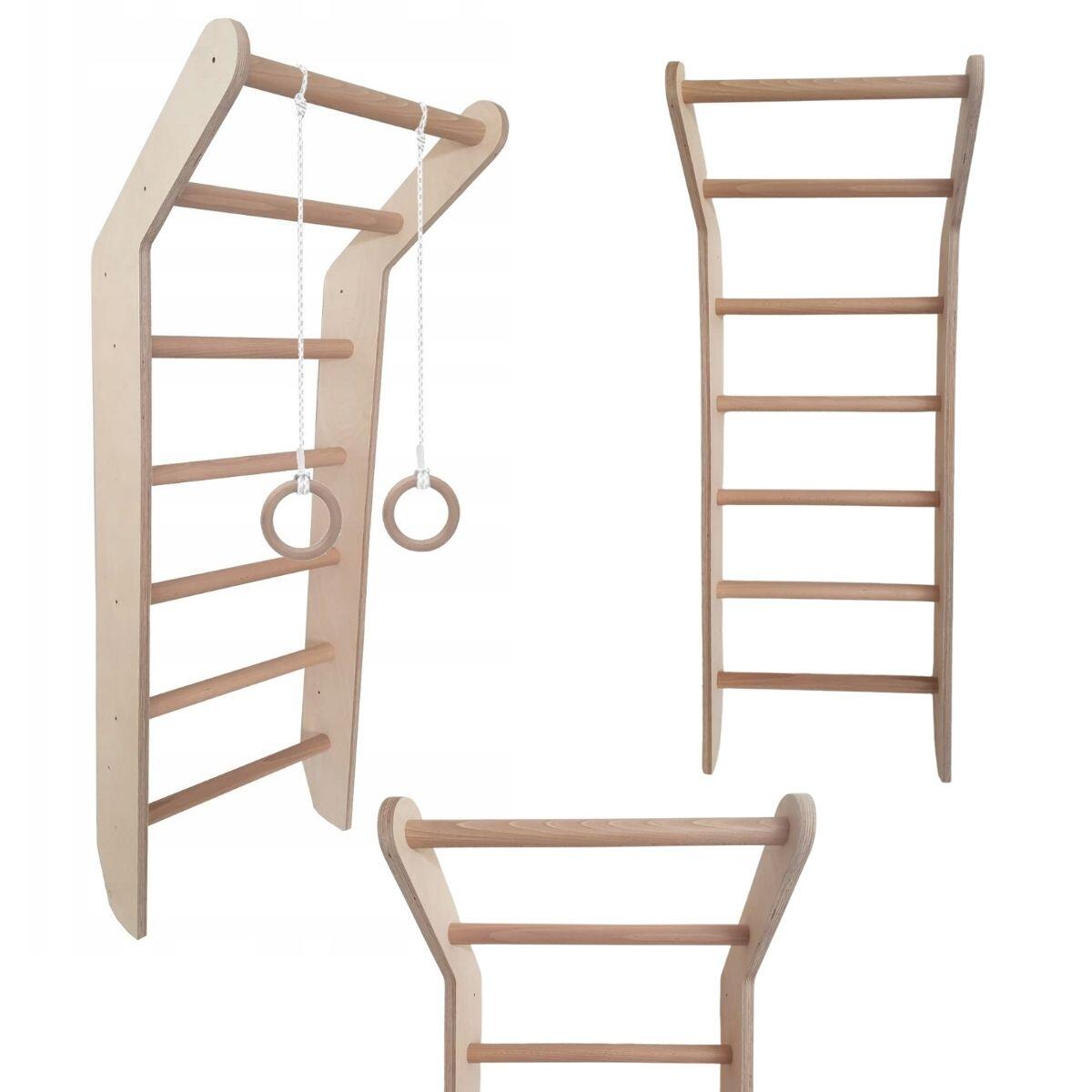 Dziecięca Gimnastyka Drewniany Plac Zabaw Domowy Toddler Drewno Naturalne