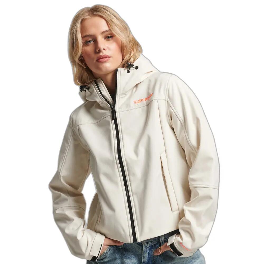 Kurtka softshell damska z kapturem wodoodporna Superdry Code Trekker