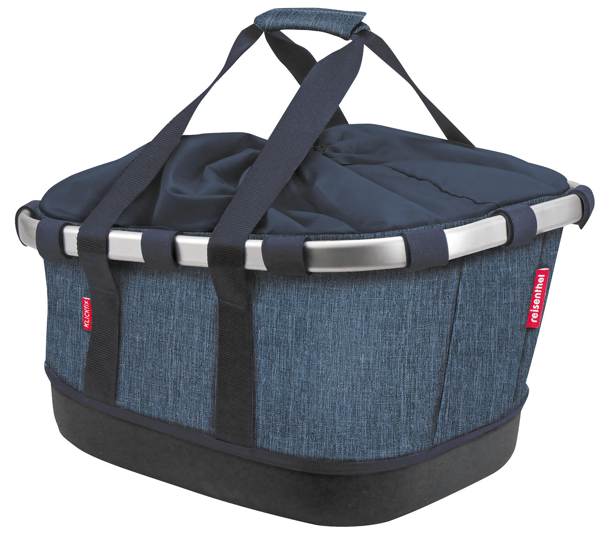 Torba miejska Bikebasket GT Uniklip , twist niebieski