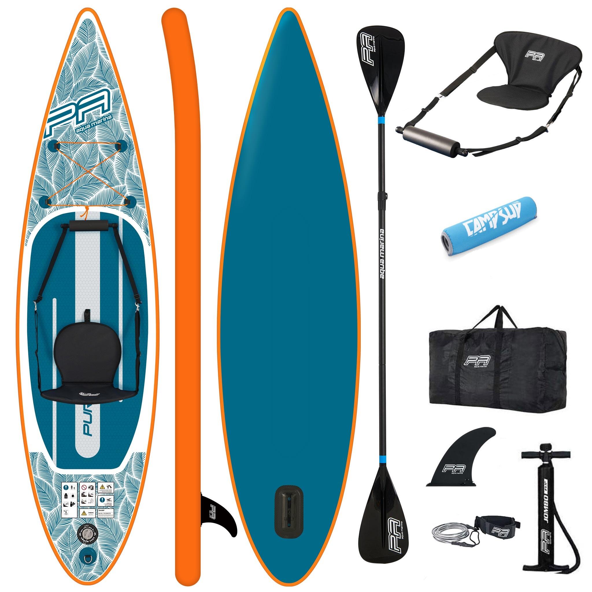 Deska Pompowana SUP AQUA MARINA Pure Air Combo 11.0 2024 + Bojka na wiosło