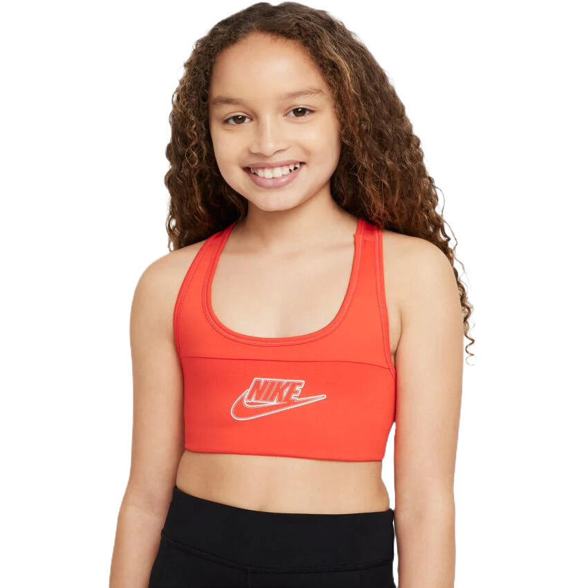 Biustonosz dla dzieci Nike Dri FIT Swoosh