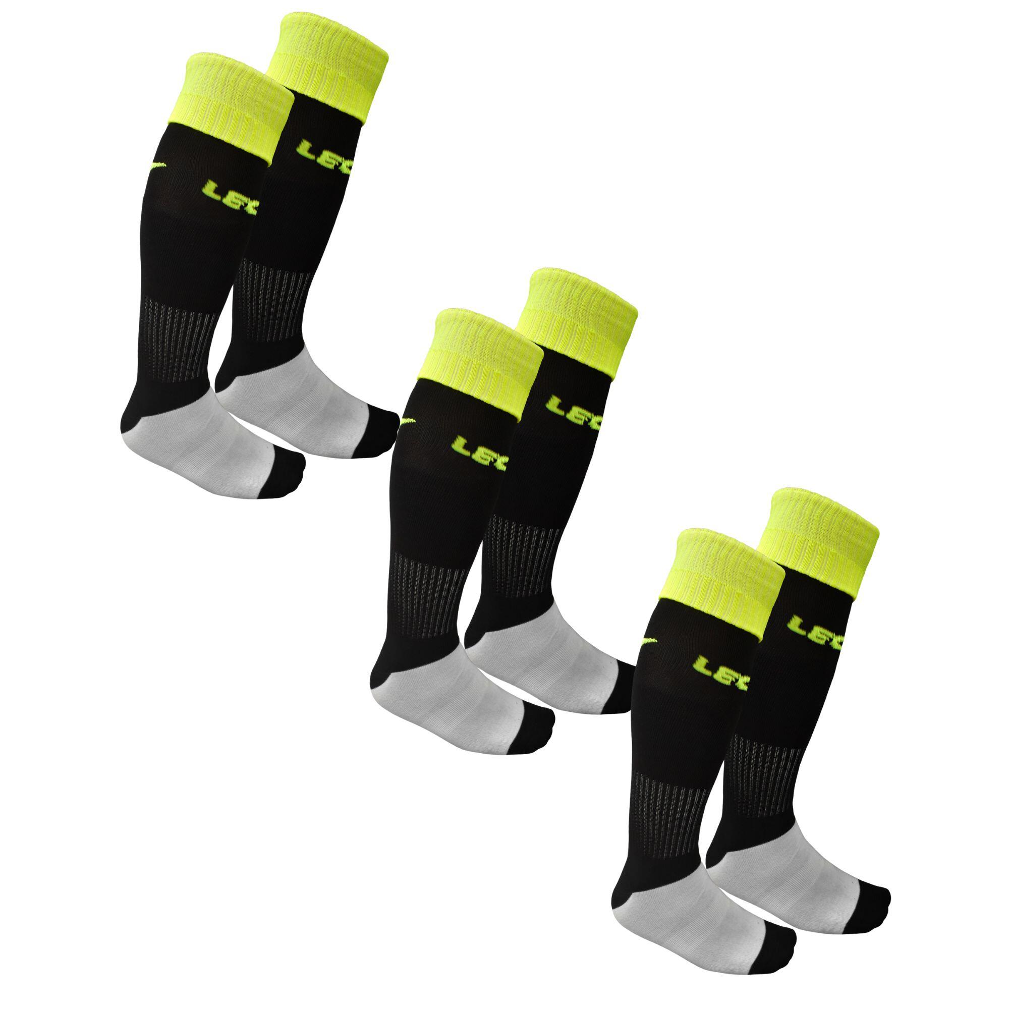 Skarpety piłkarskie C164 czarne 3 pary