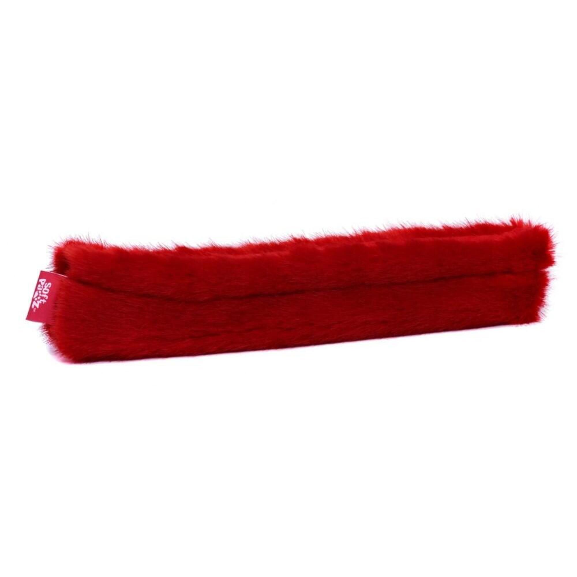 Buty do hokeja na lodzie/sztuczne futro - czerwone