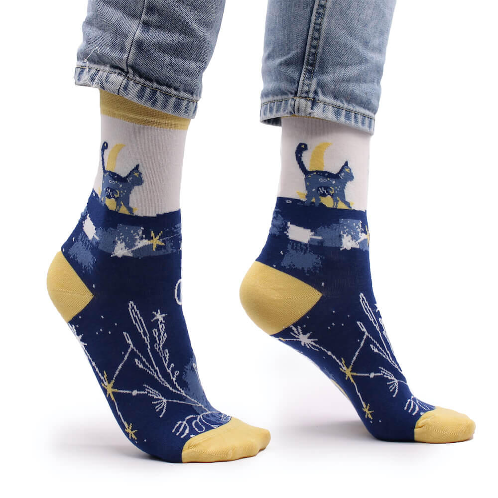Skarpetki bambusowe Hop Hare - Nocny Kot 36-40