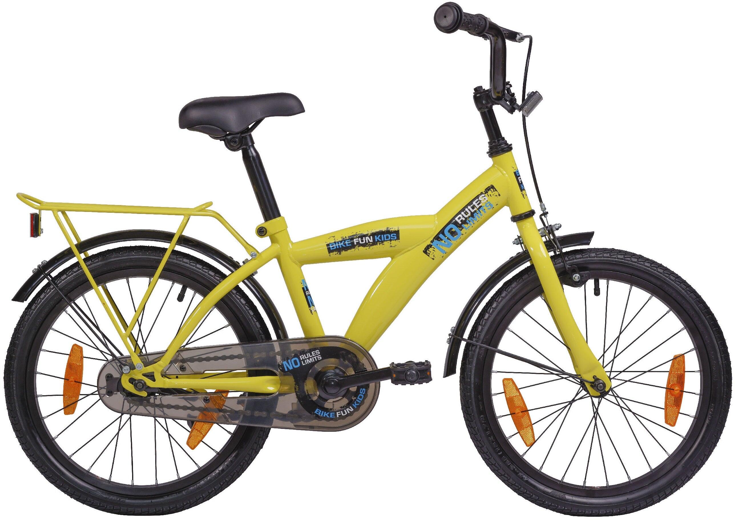 Bikefun rower dziecięcy 18 cali zielony