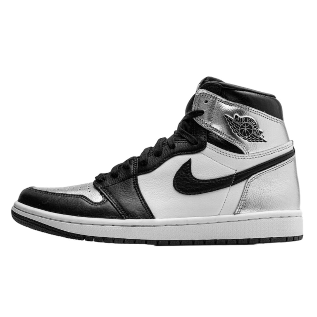 Buty do chodzenia dla dorosłych Air Jordan 1 Retro High Silver Toe