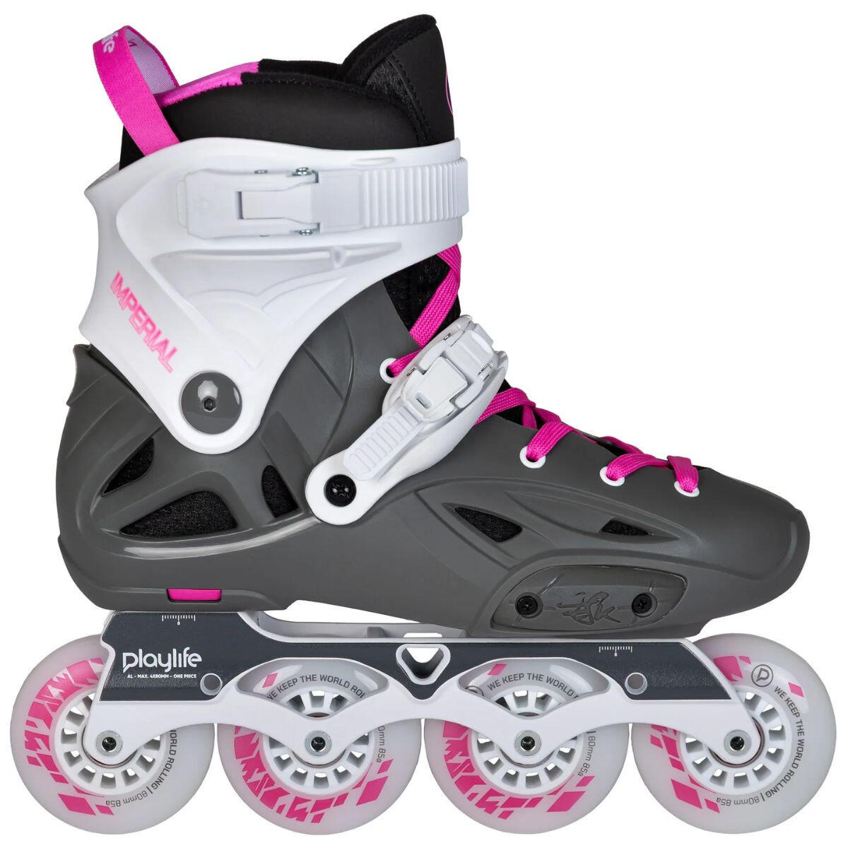 Rolki Playlife Imperial 80 Fuchsia Grey White Pink