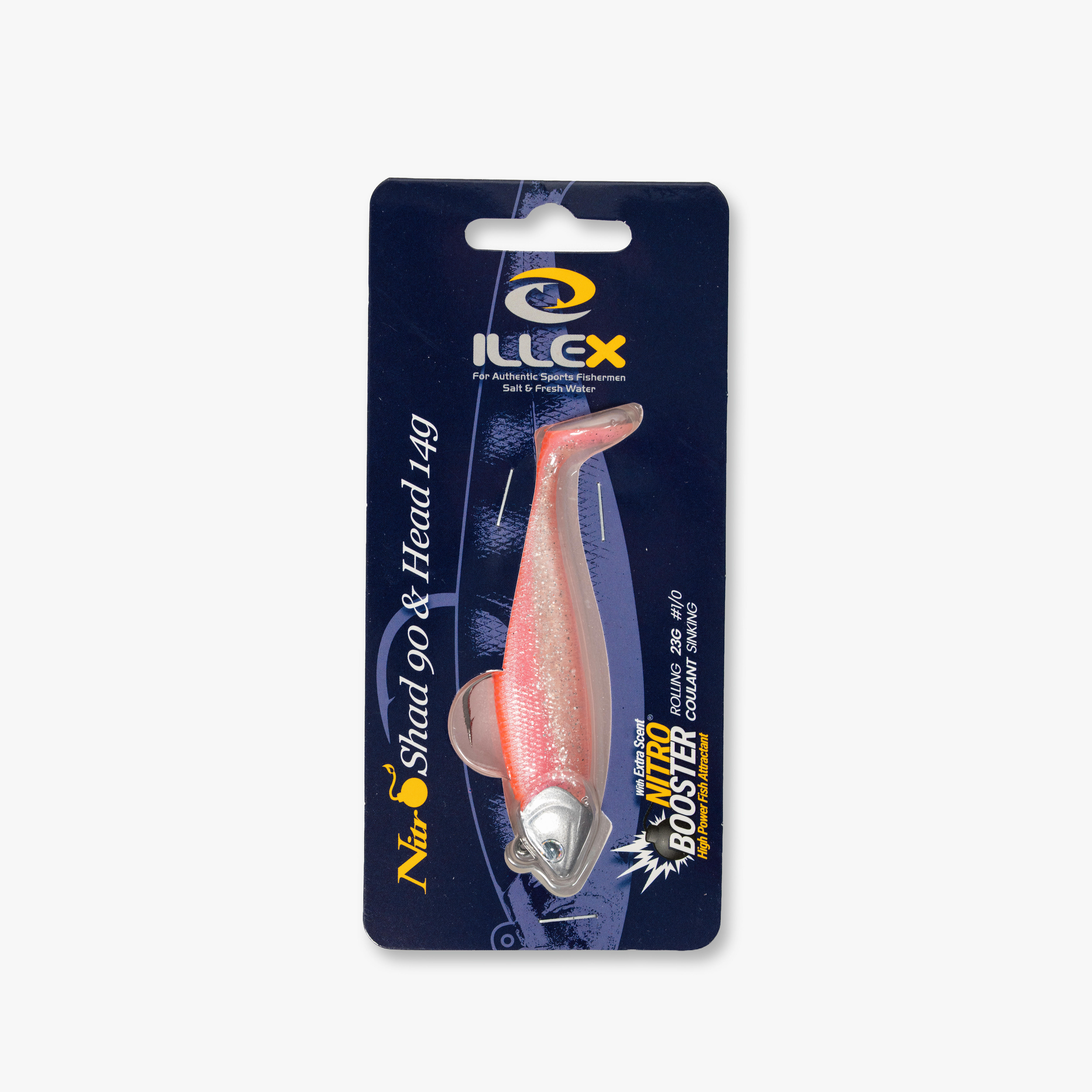 Zestaw Illex Nitro Shad 90 14 g Super Pink