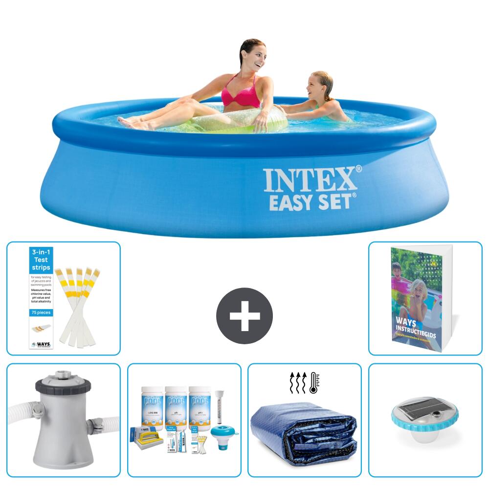 INTEX Basen Easy Set Okrągły - 244x61 cm - 7-częściowy S228