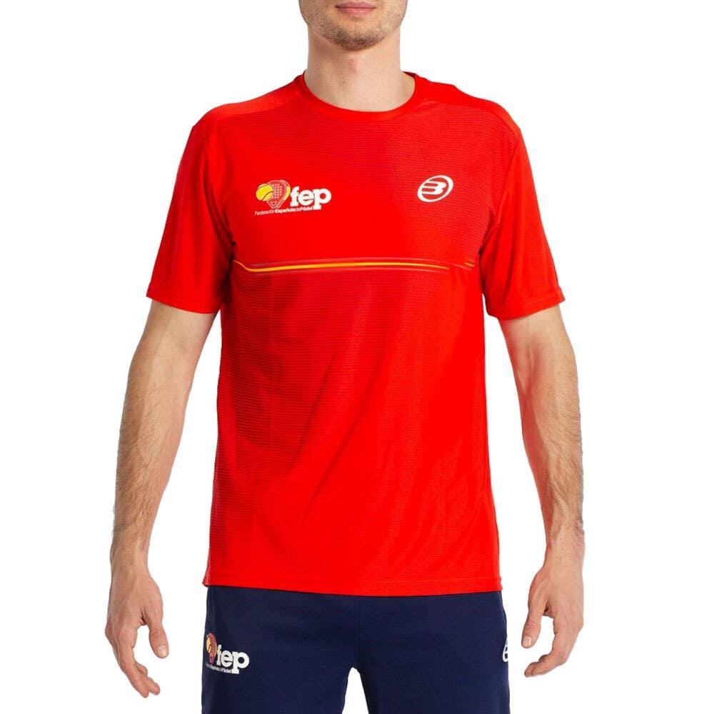T-shirt Bullpadel Fang Spanish National Padel Team czerwony XL
