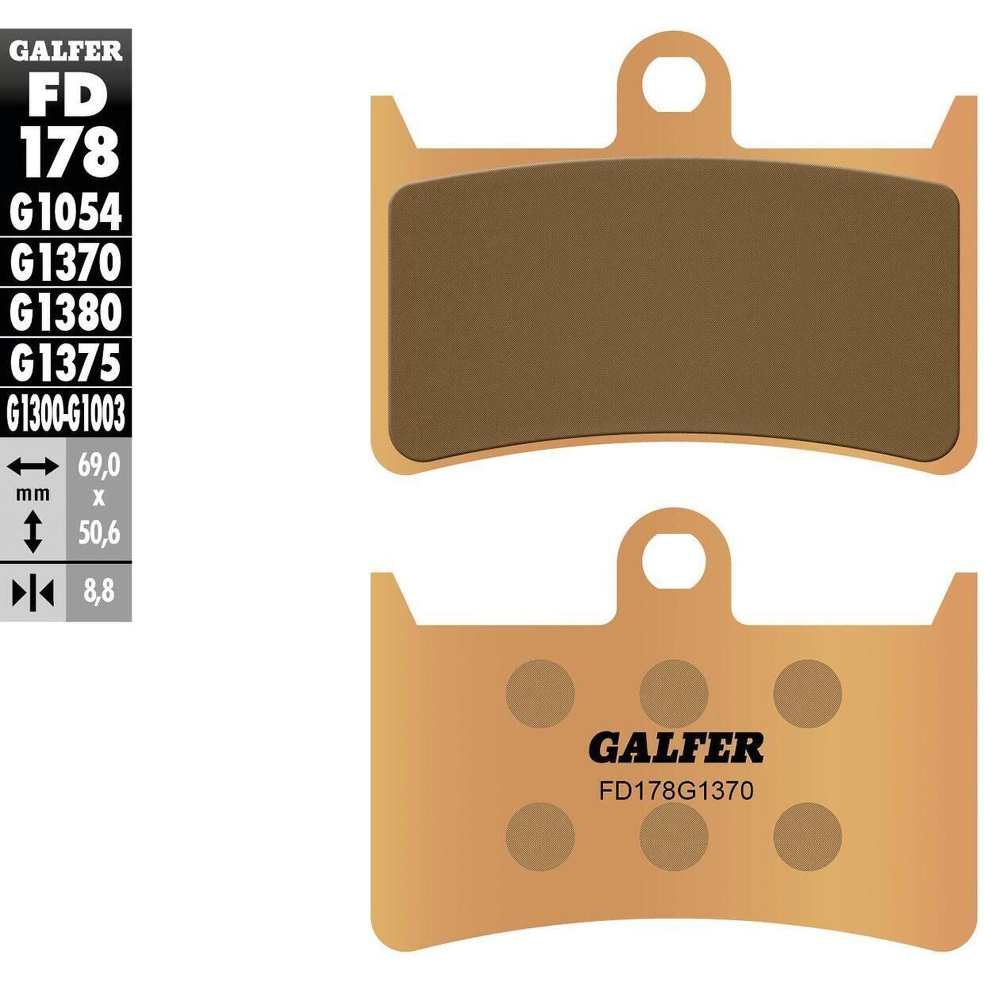 GALFER FD178 klocki hamulcowe spiekane