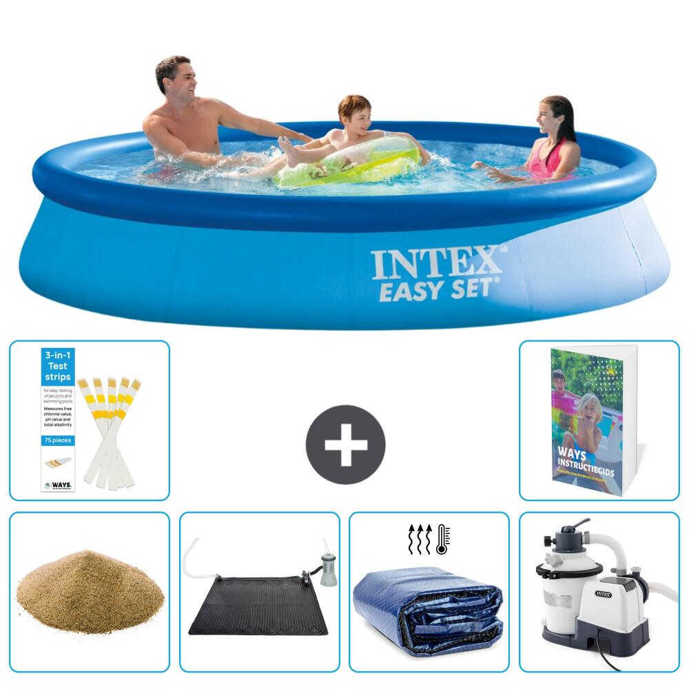 INTEX Basen Easy Set Okrągły - 366x76 cm - 7-częściowy S69