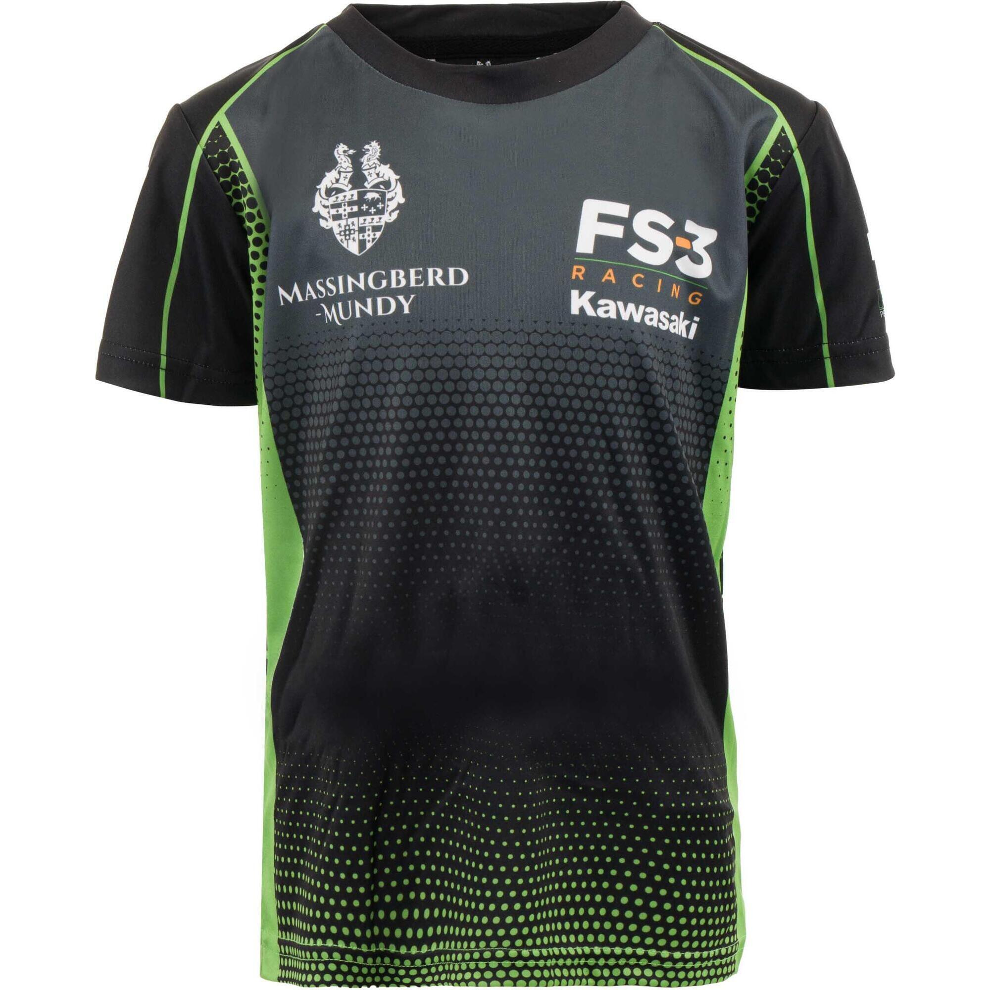 Kawasaki T-shirt dla dzieci 104-110 z miękkiej bawełny z żywymi nadrukami