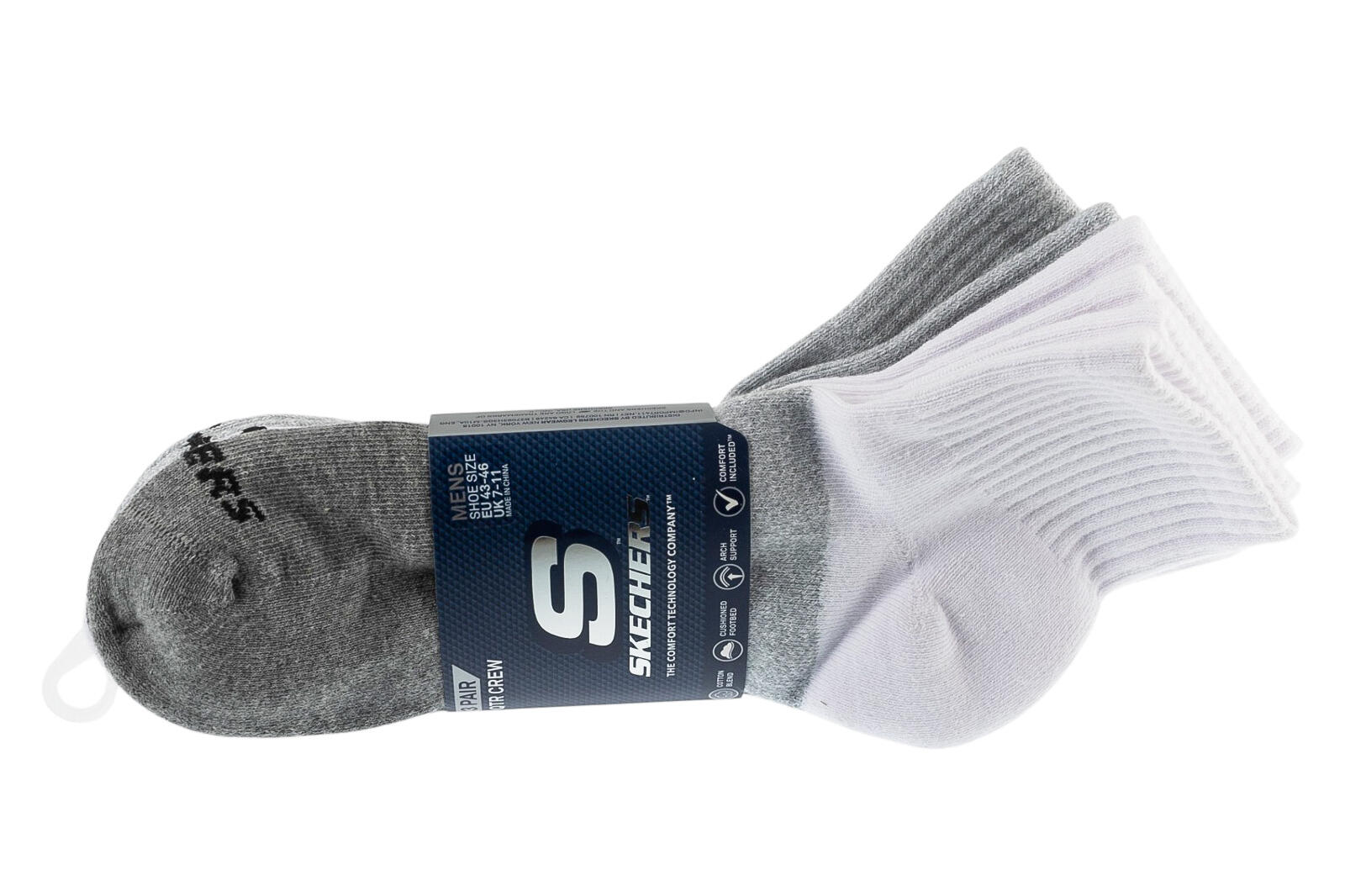 Skarpetki sportowe męskie 3pk Mens Qtr Colorbloc Socks