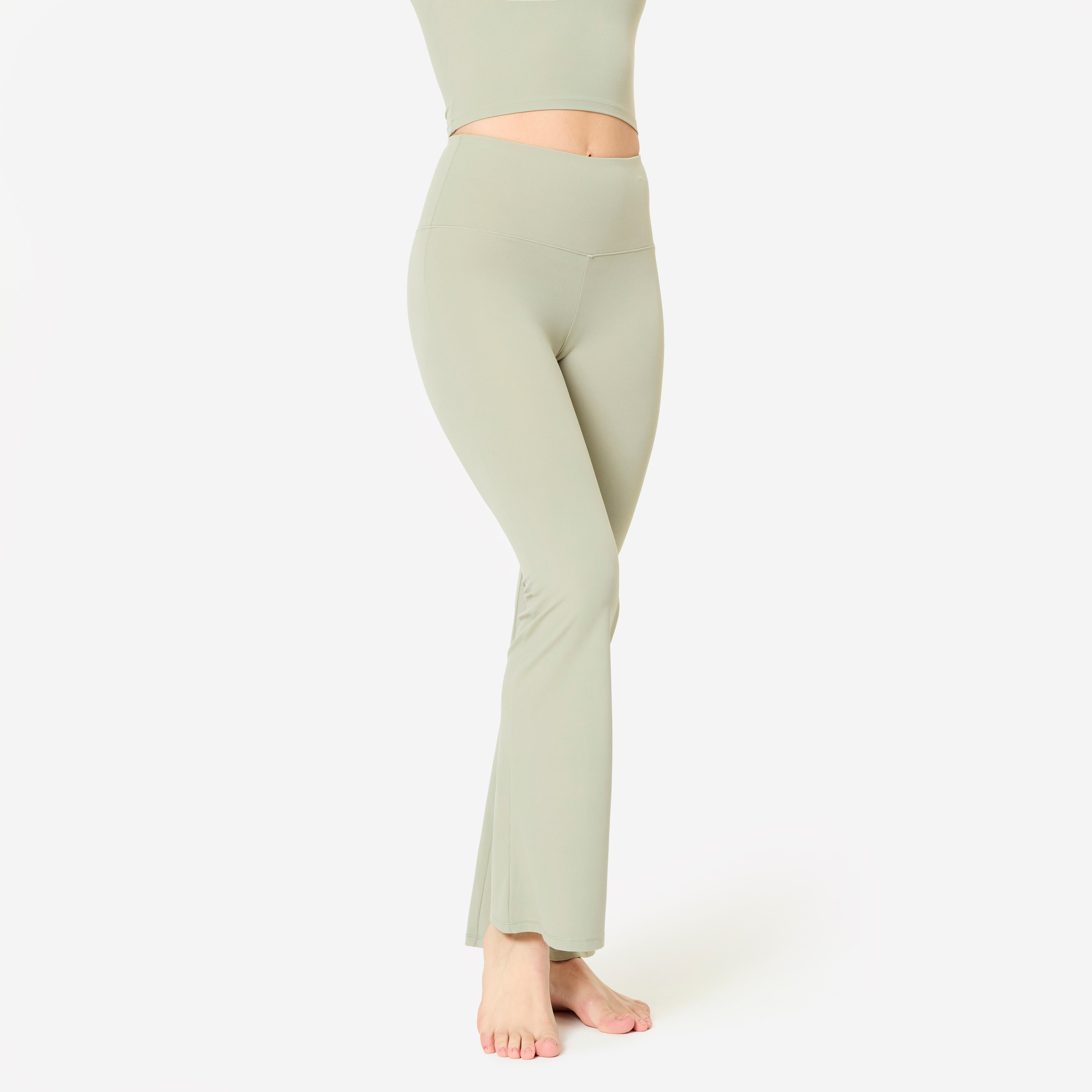 Spodnie fitness damskie Domyos flare