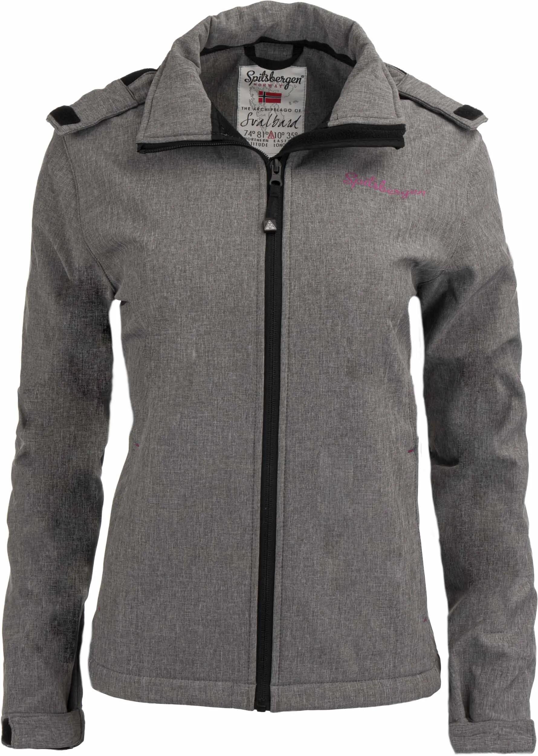 Damska kurtka softshell Spitsbergen Norwegia Wms Softshell Jacket Mela Grey