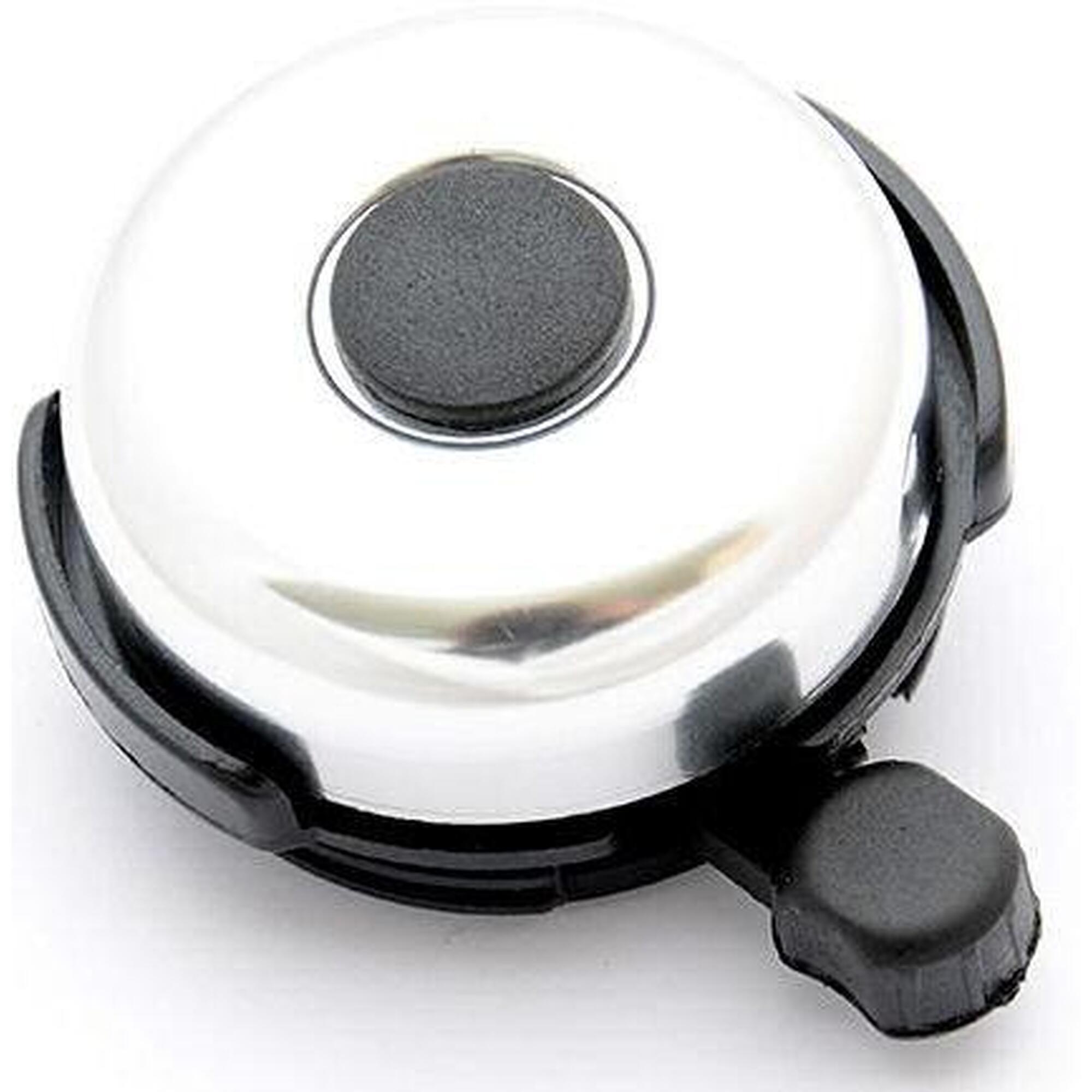 Dzwonek Rowerowy Hybrydowy - Srebrny