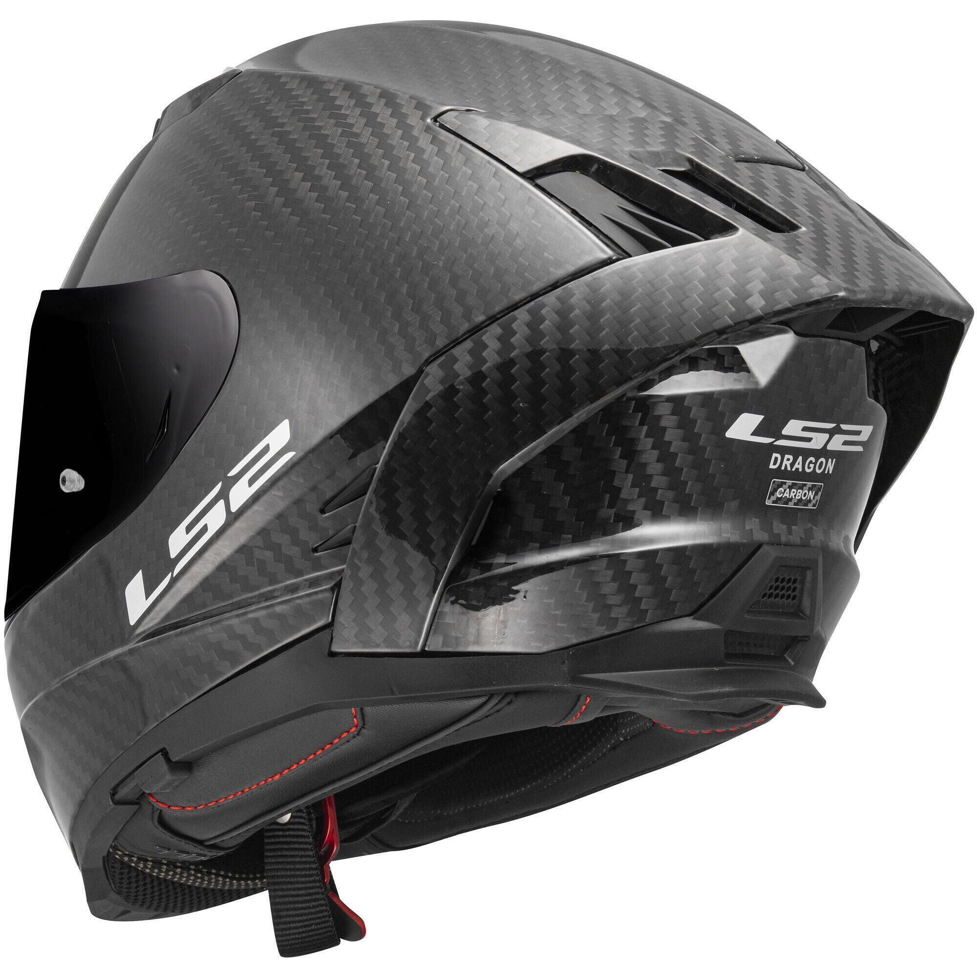 Kask integralny LS2 FF807 Dragon Carbon L matowy czarny