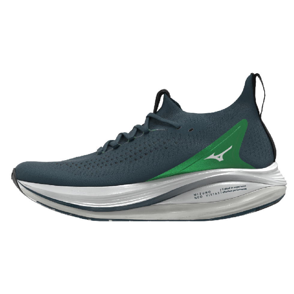 Buty do biegania męskie Mizuno Neo Vista 2 reflecting pond/white/goblin green
