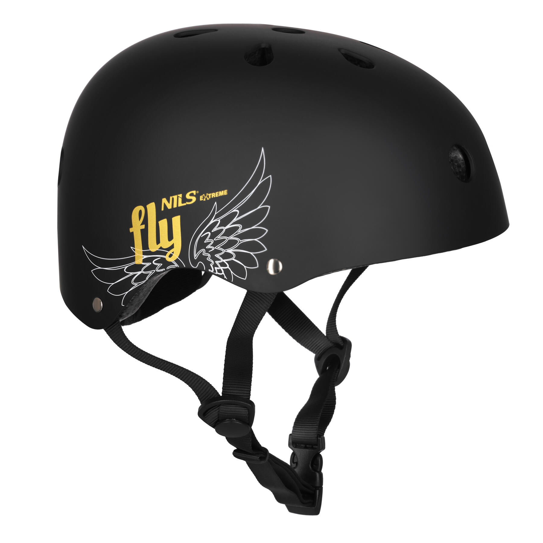 MTW001 FLY KASK ZŁOTY XS(48-52CM) NILS EXTREME