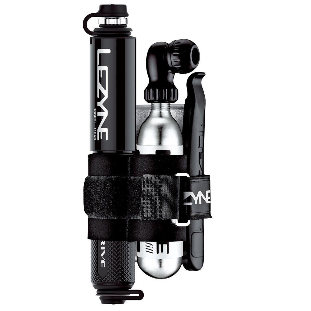 Lezyne Pocket Drive HV Loaded ręczna pompka 14 cm, 160 psi, aluminium