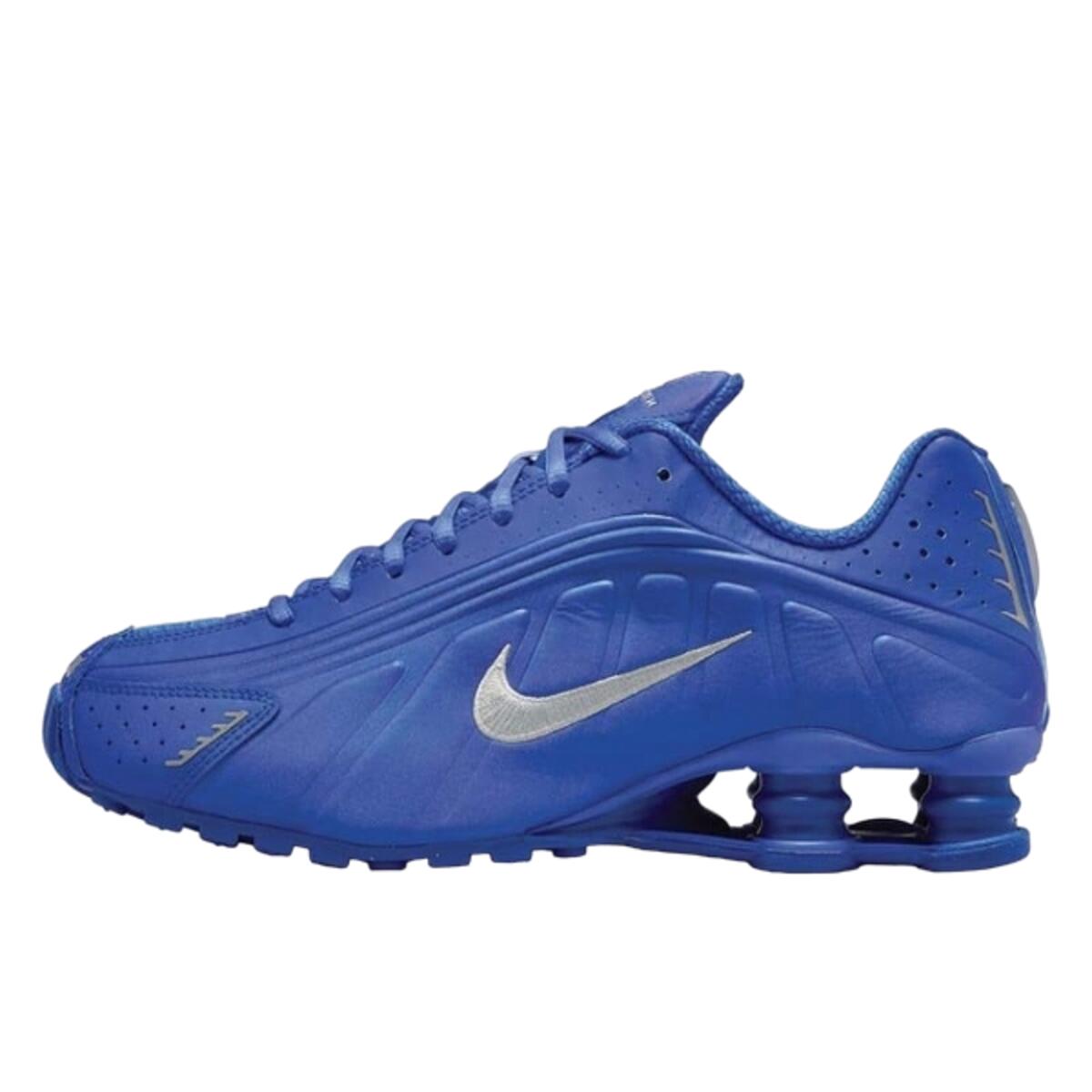 Nike Shox R4 Racer Blue Metallic Silver