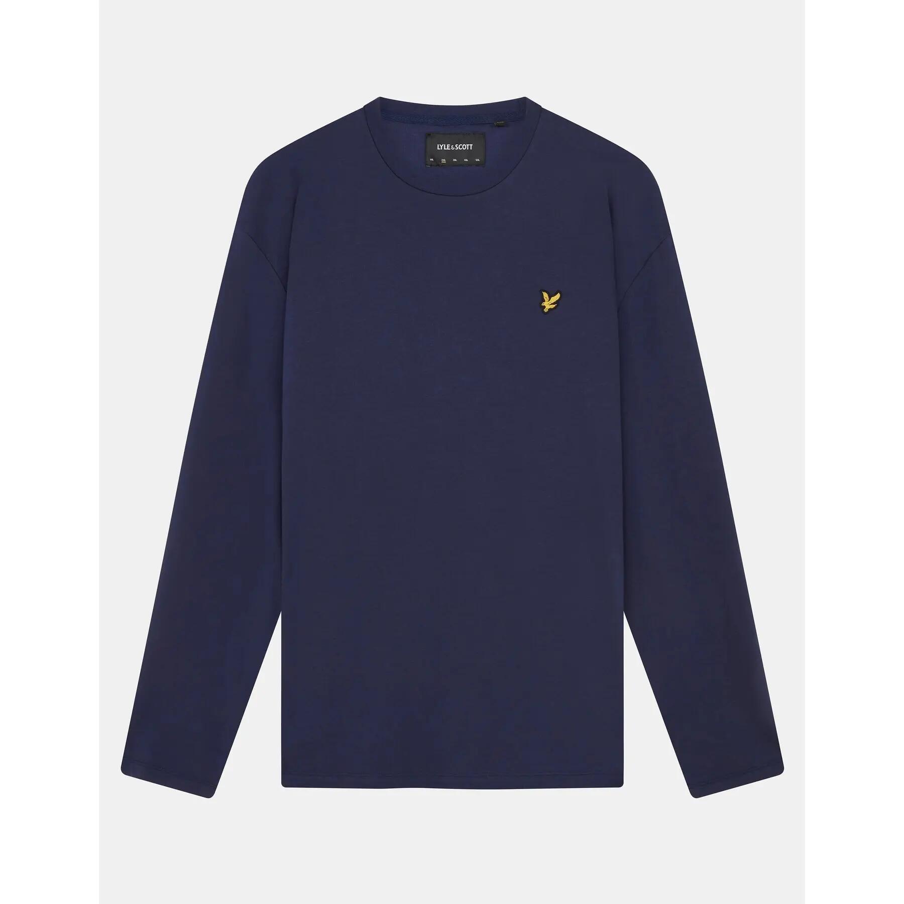 Prosta koszulka z długim rękawem Lyle & Scott