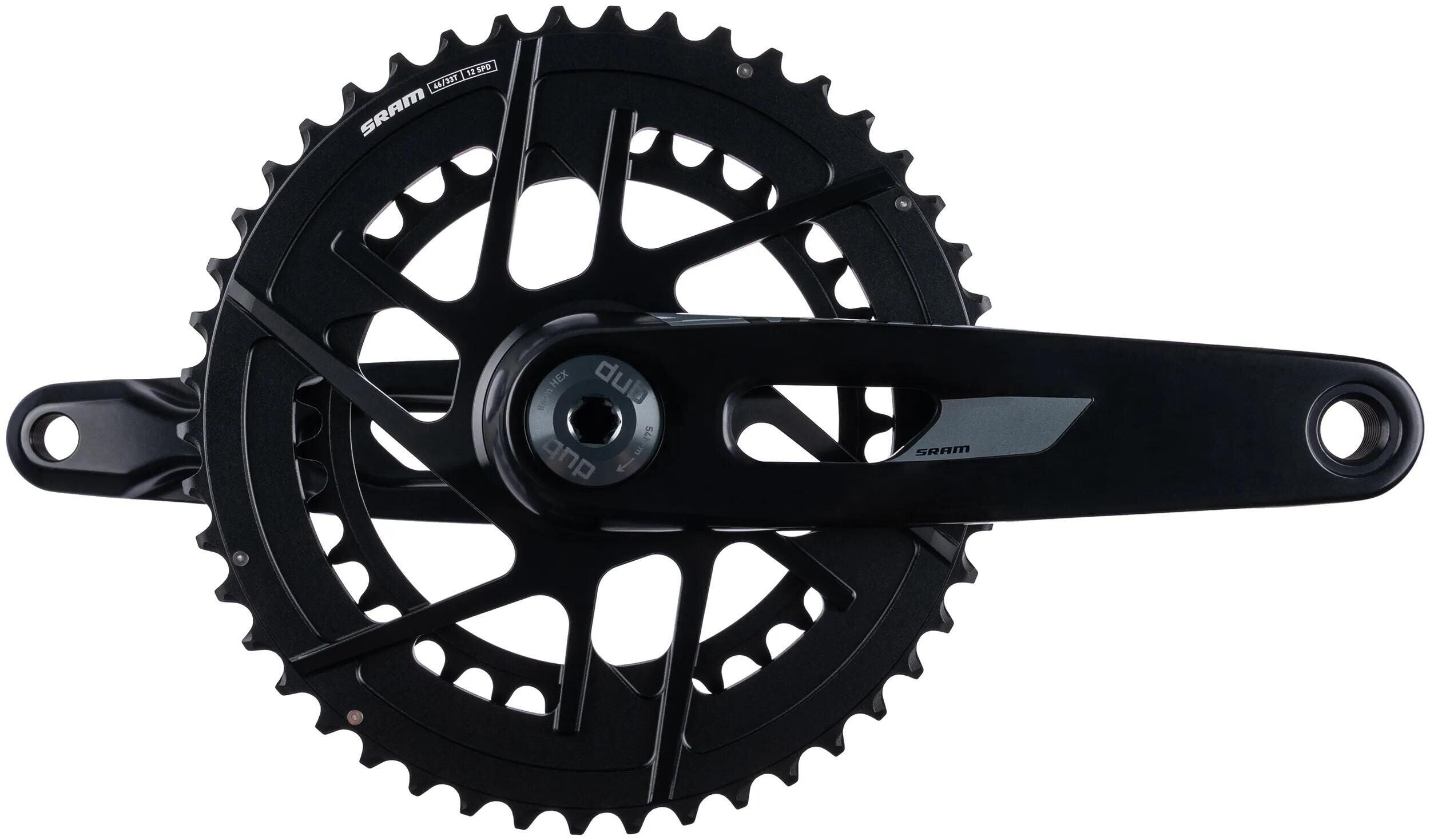 SRAM Rival E1 DUB korba z miernikiem mocy 46/33 165 mm