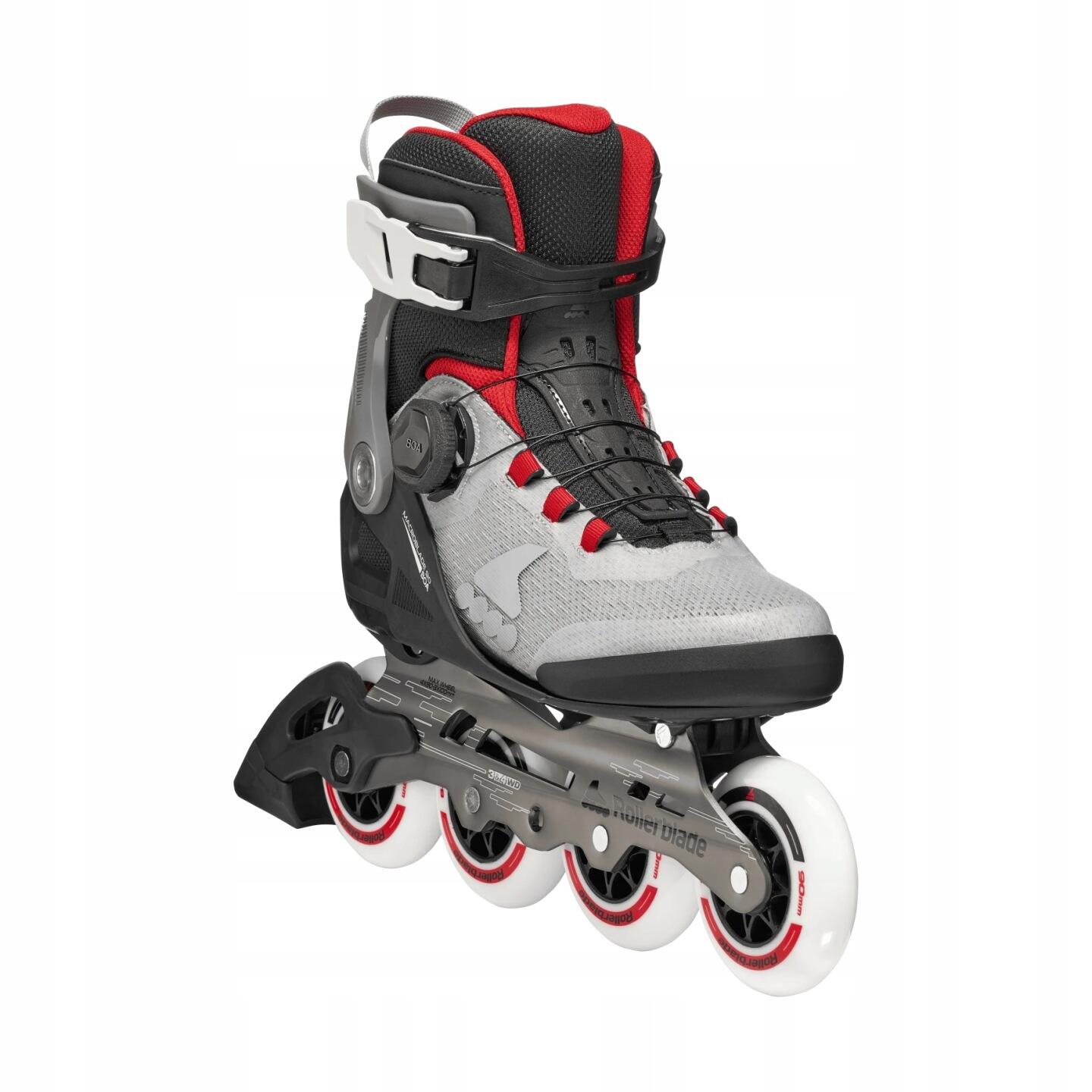 Męskie łyżworolki Rollerblade Macroblade 90 BOA Black / Grey