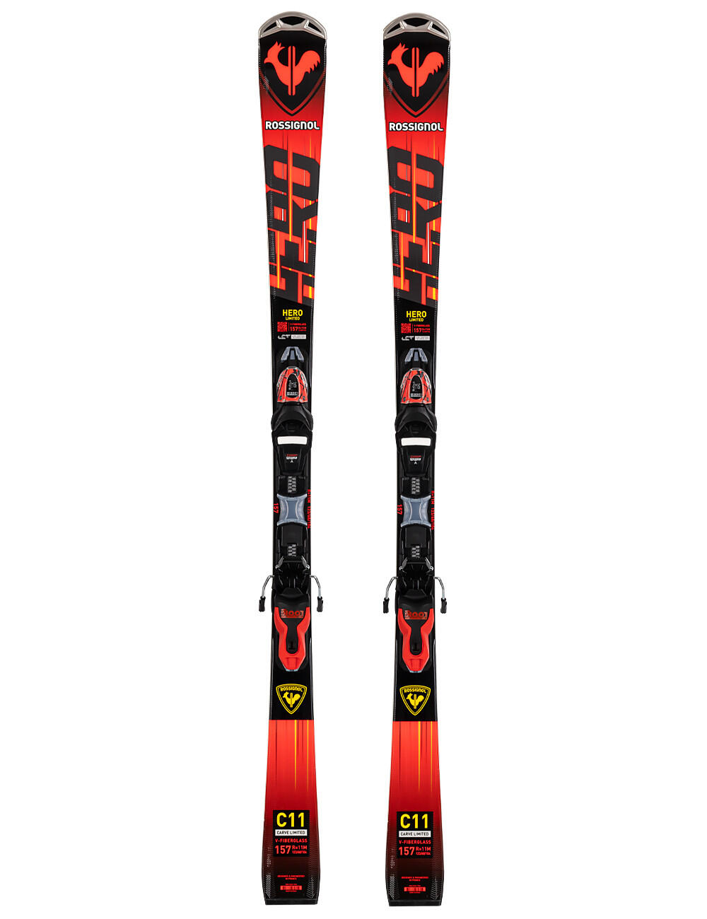 Narty slalomowe ROSSIGNOL HERO LTD - LIMITED EDITION + wiązania LOOK XPRESS11 GW