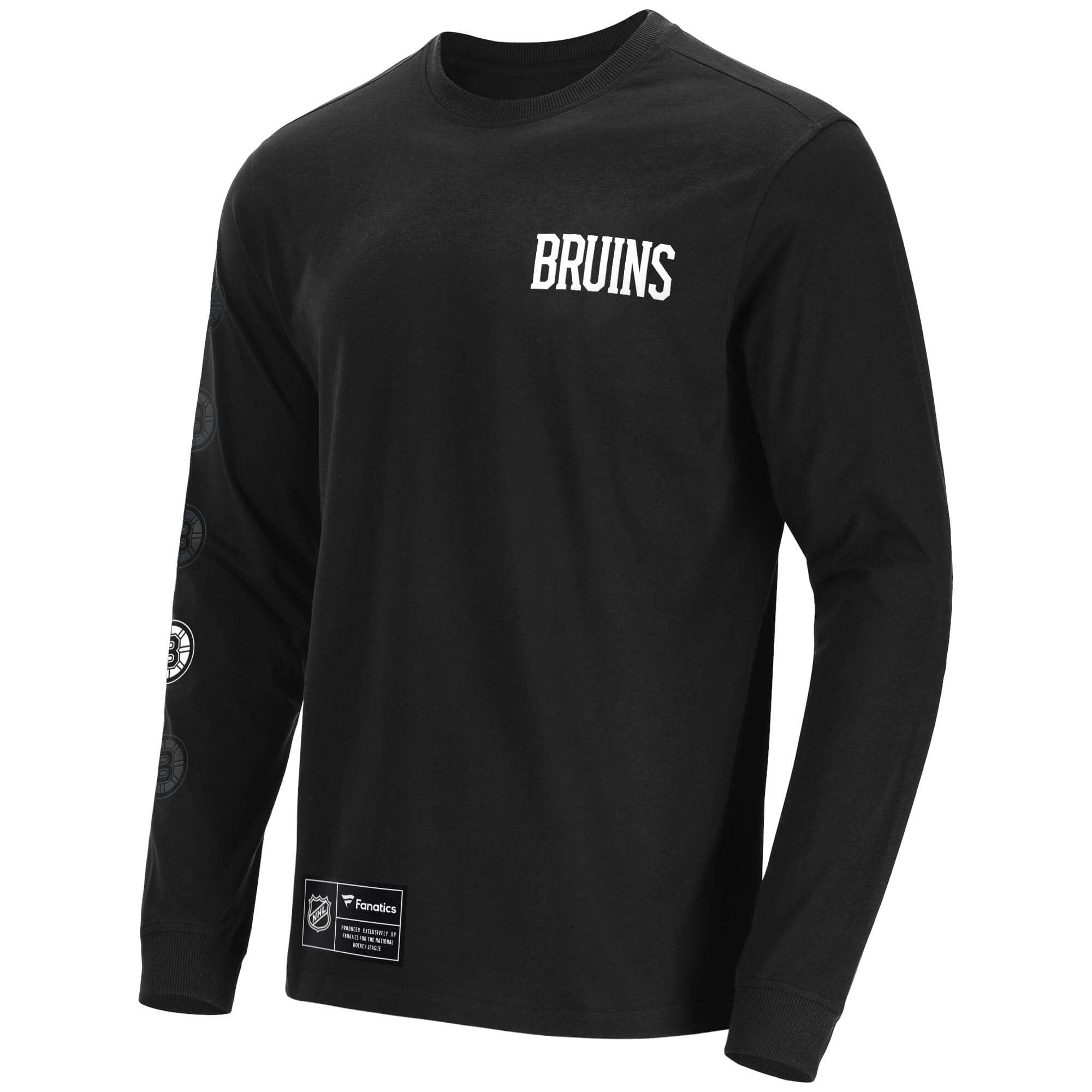 Koszulka z długim rękawem Fanatics NHL Bruins w kolorze czarnym, rozmiar M