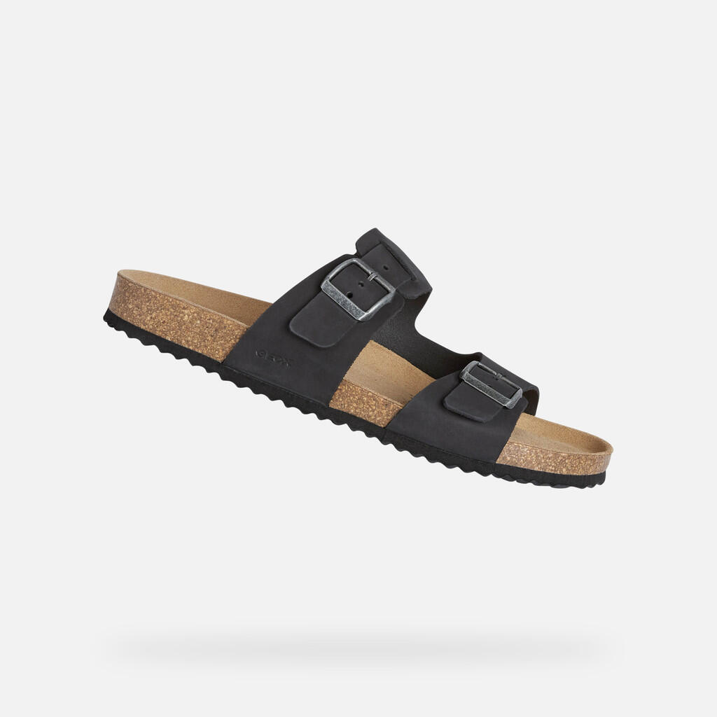 Mules Geox U SANDAL GHITA Noir