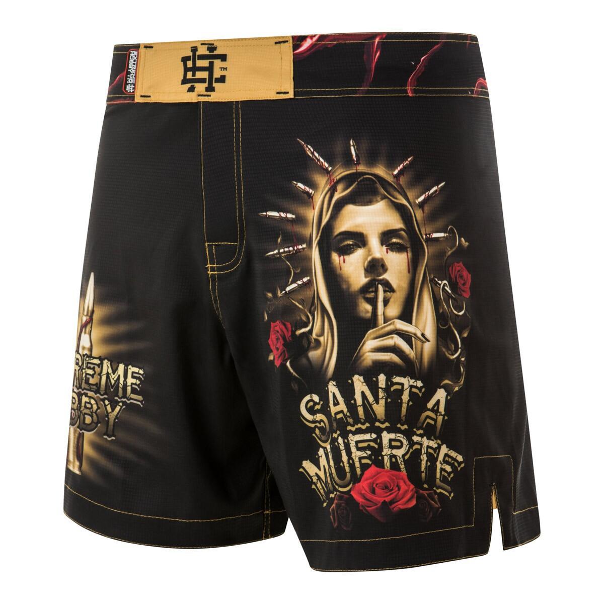 Spodenki Sportowe Męskie na trening i siłownię EXTREME HOBBY SANTA MUERTE
